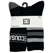 Wholesale - 5pk DC MENS HALF CUSHION OVERSIZED LOGO SOCKS SIZE 10-13, UPC: 193159230494